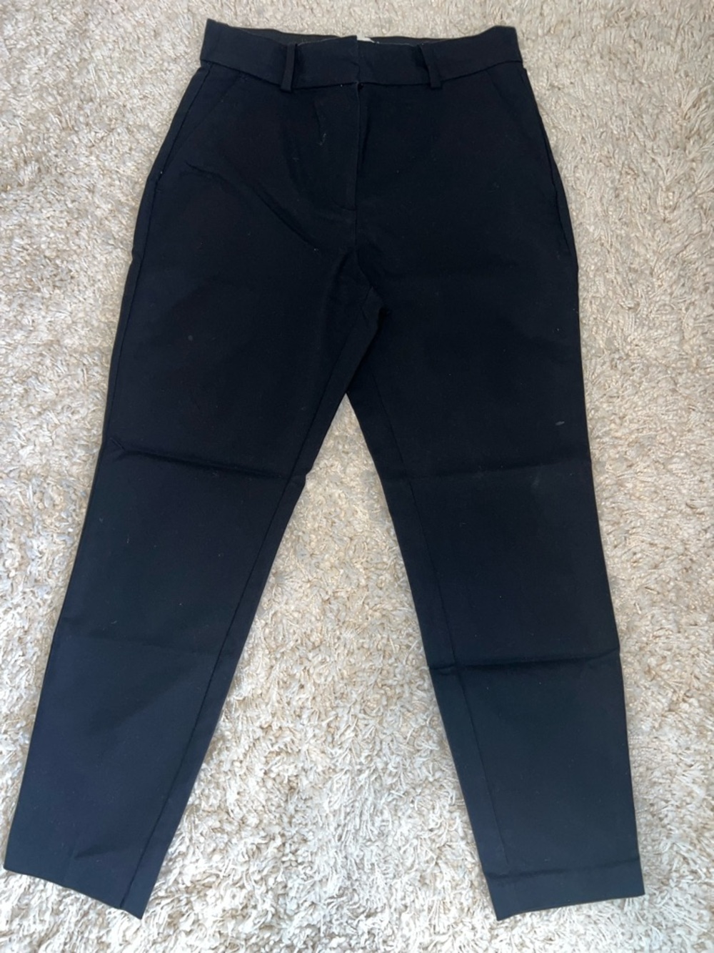 H&M Black High-Rise Trousers